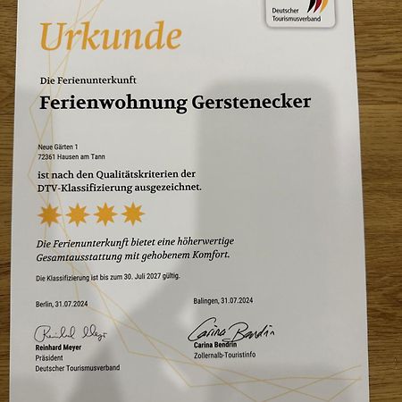 Ferienwohnung Gerstenecker Hausen am Tann Bagian luar foto